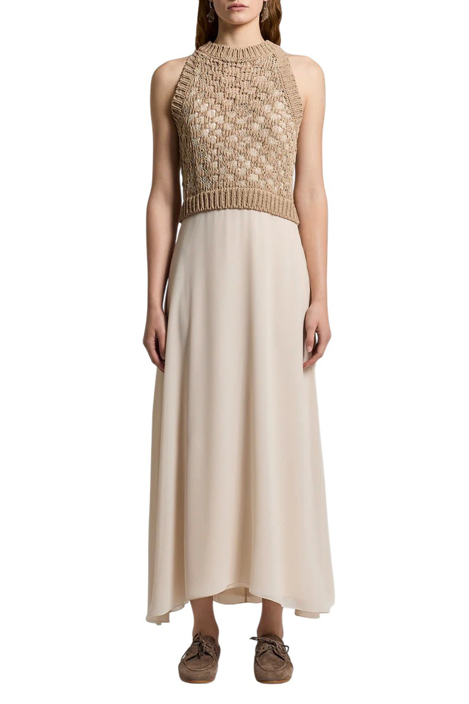 Женский Peserico Платье комбинированное (цвет ), артикул A82140F03-9308B | Фото 4