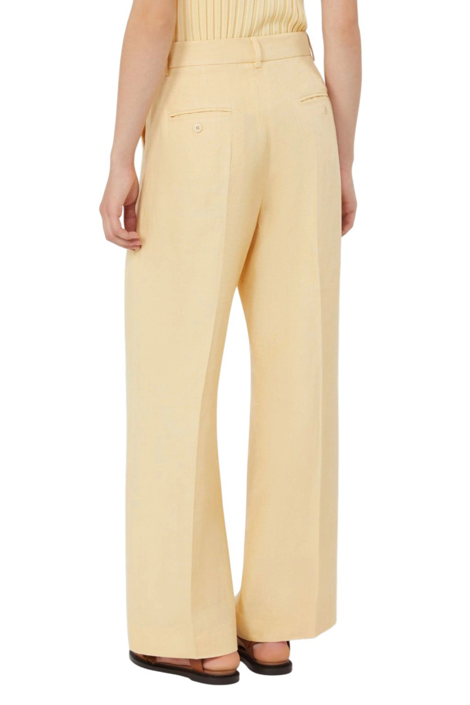 Женский Weekend Max Mara Брюки MALIZIA из льна (цвет ), артикул 2615131112 | Фото 4
