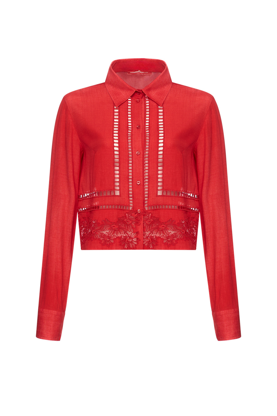 Женский ERMANNO SCERVINO Блузка с кружевом (цвет ), артикул D482K338APEMY | Фото 1