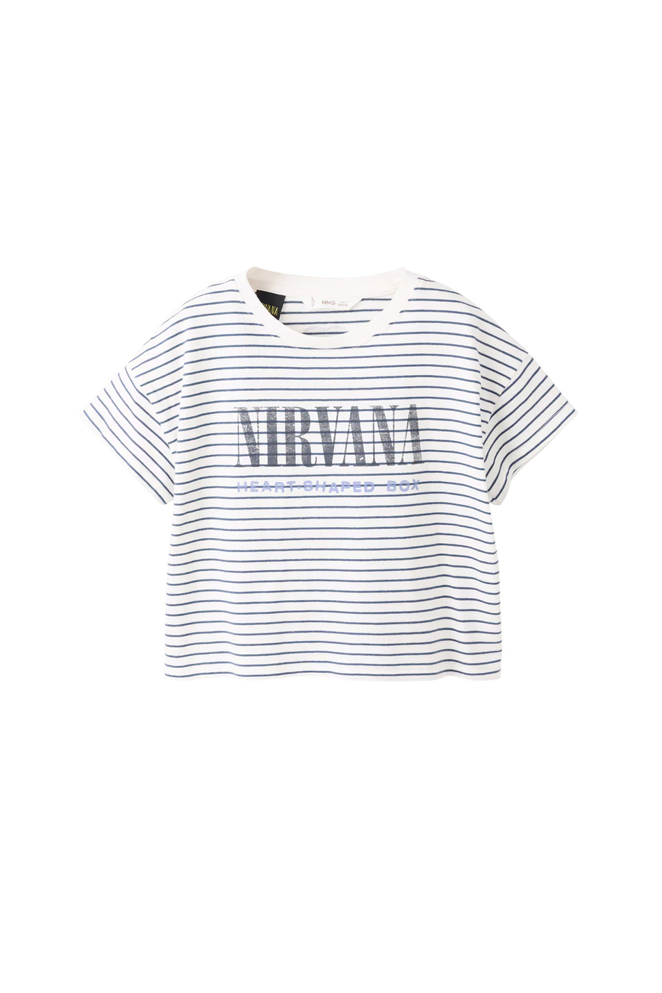 Девочкам Mango Kids Футболка NSTRIPES с принтом (цвет ), артикул 27001327 | Фото 1