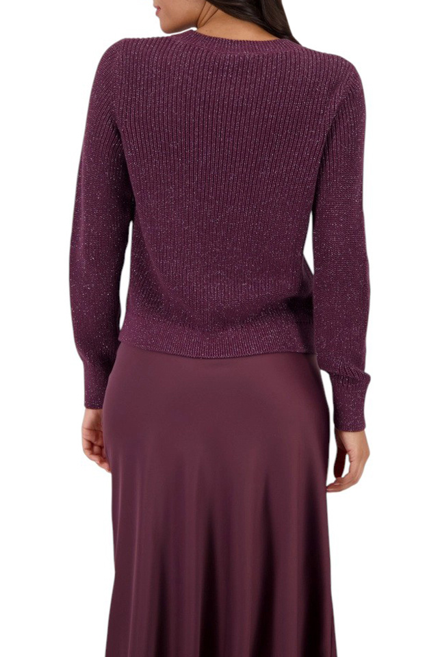 Джемпер с люрексом|Основной цвет:Бордовый Женский Monari Джемпер с люрексом (цвет ), артикул 809134 | Фото 3