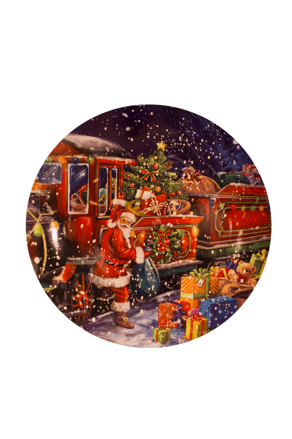 Lamart Блюдо "Рождественский  поезд", 20 см (цвет ), артикул 1020212 | Фото 1