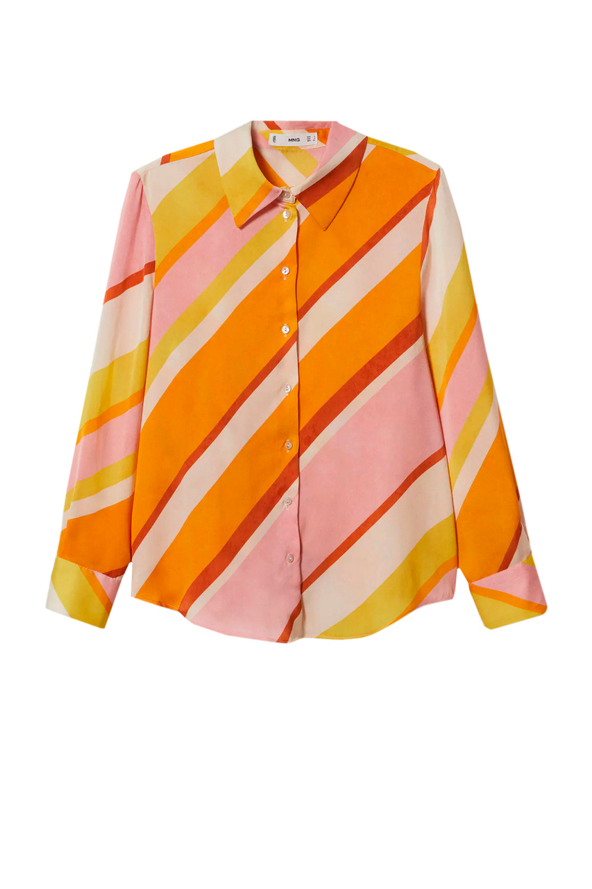 Блузка ODILIA с принтом|Основной цвет:Разноцветный|Артикул:27076327 | Фото 1