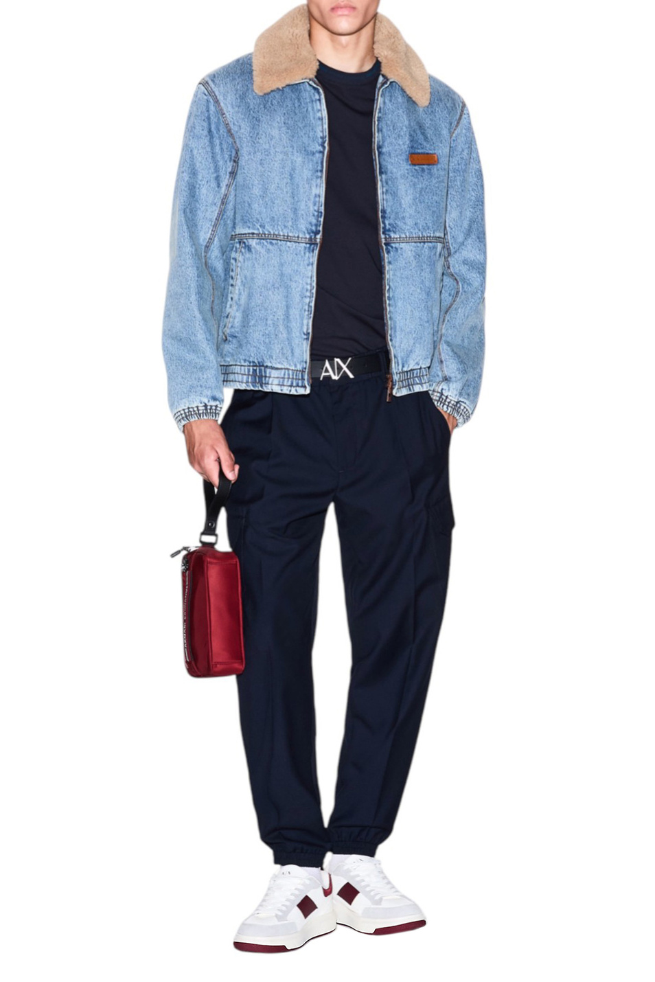 Мужской Armani Exchange Футболка с логотипом (цвет ), артикул XM001467-AF10356 | Фото 2