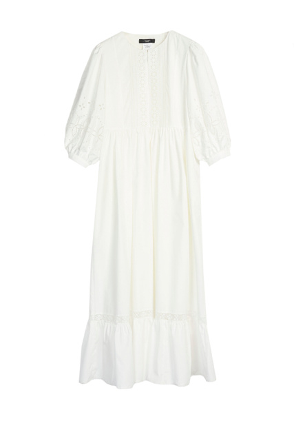 Платье CERBERO с вышивкой|Основной цвет:Белый|Артикул:52210921 | Фото 1