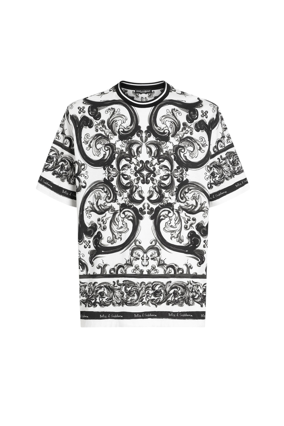 Мужской Dolce & Gabbana Футболка с принтом майолика (цвет ), артикул G8PN9T-II7HM | Фото 1