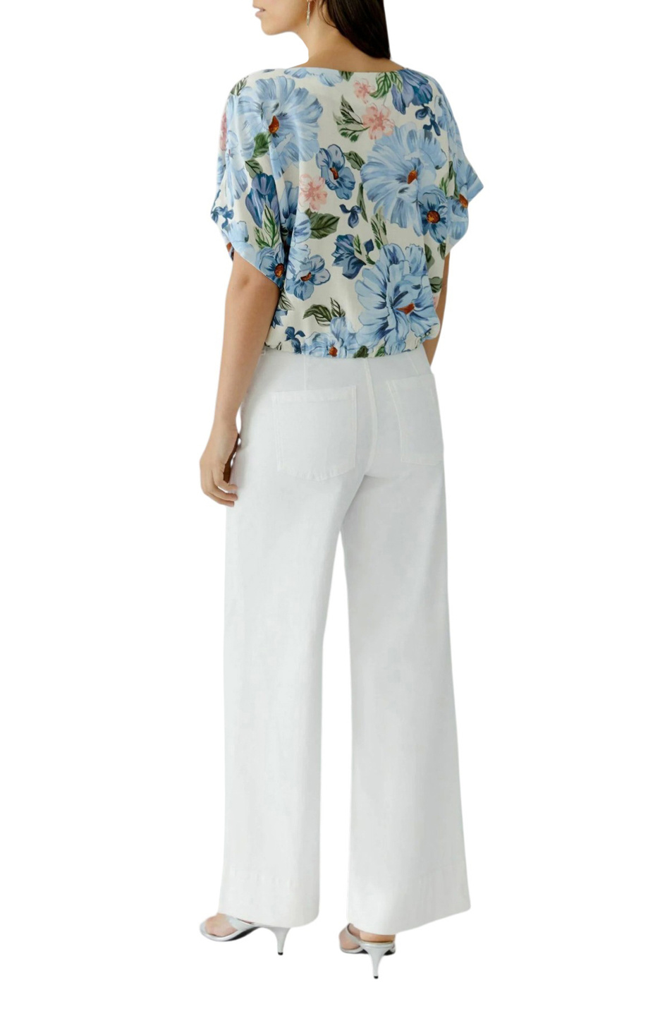 Женский OUI Блузка с цветочным принтом (цвет ), артикул 97238 | Фото 5