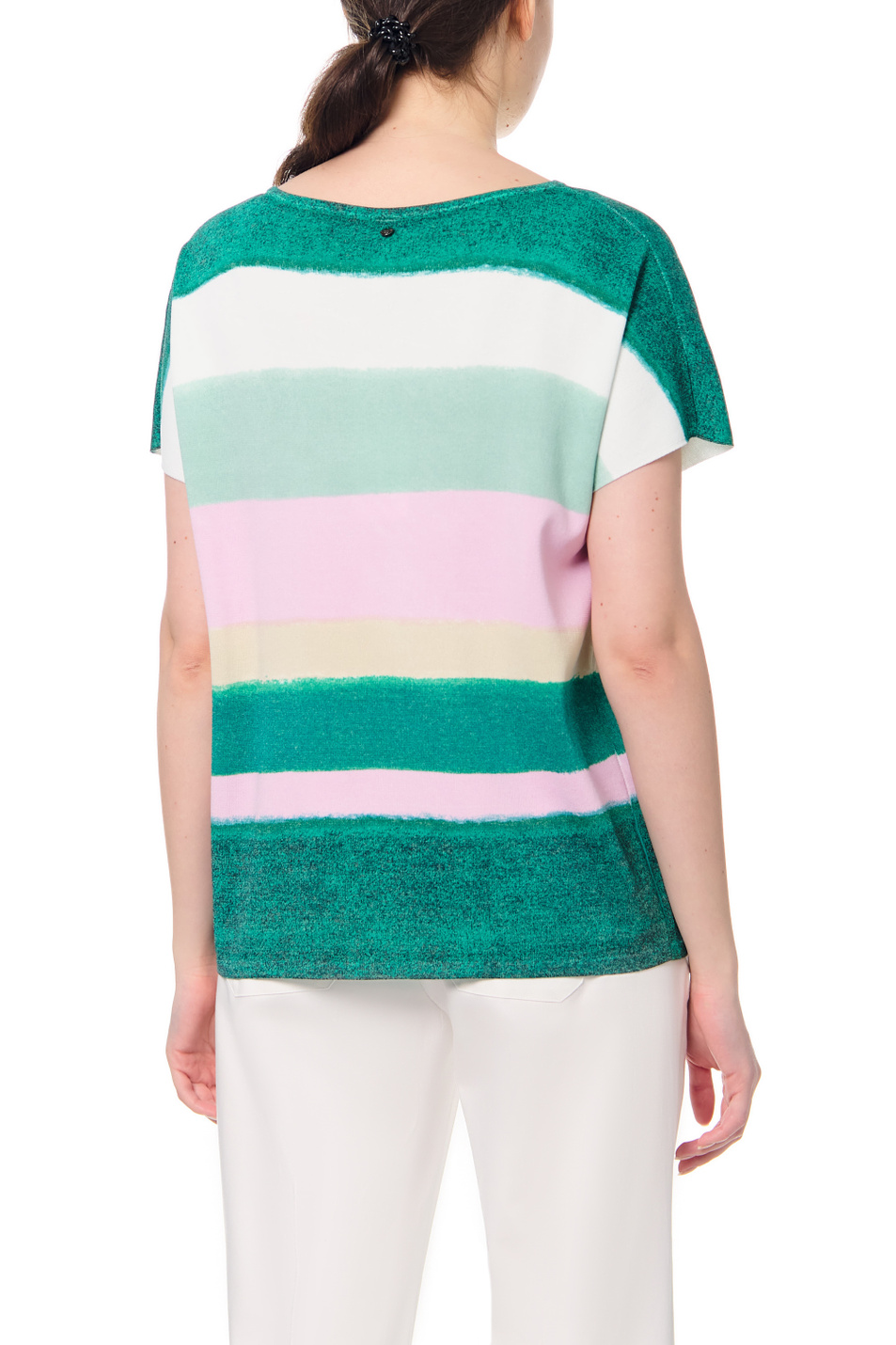 Женский Gerry Weber Футболка из вискозы с принтом (цвет ), артикул 670532-44709 | Фото 6