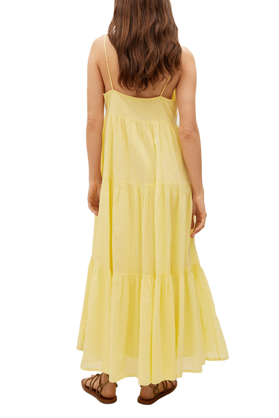 Женский Mango Платье COTTON с воланом (цвет ), артикул 17070185 | Фото 4