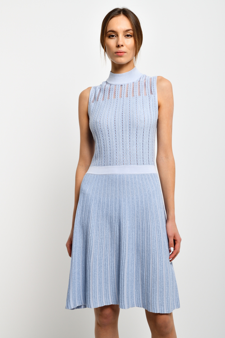 Emporio Armani Платье из смесовой вискозы с добавлением мерсеризованной нити (цвет ), артикул 3H2AT2-2M05Z | Фото 2
