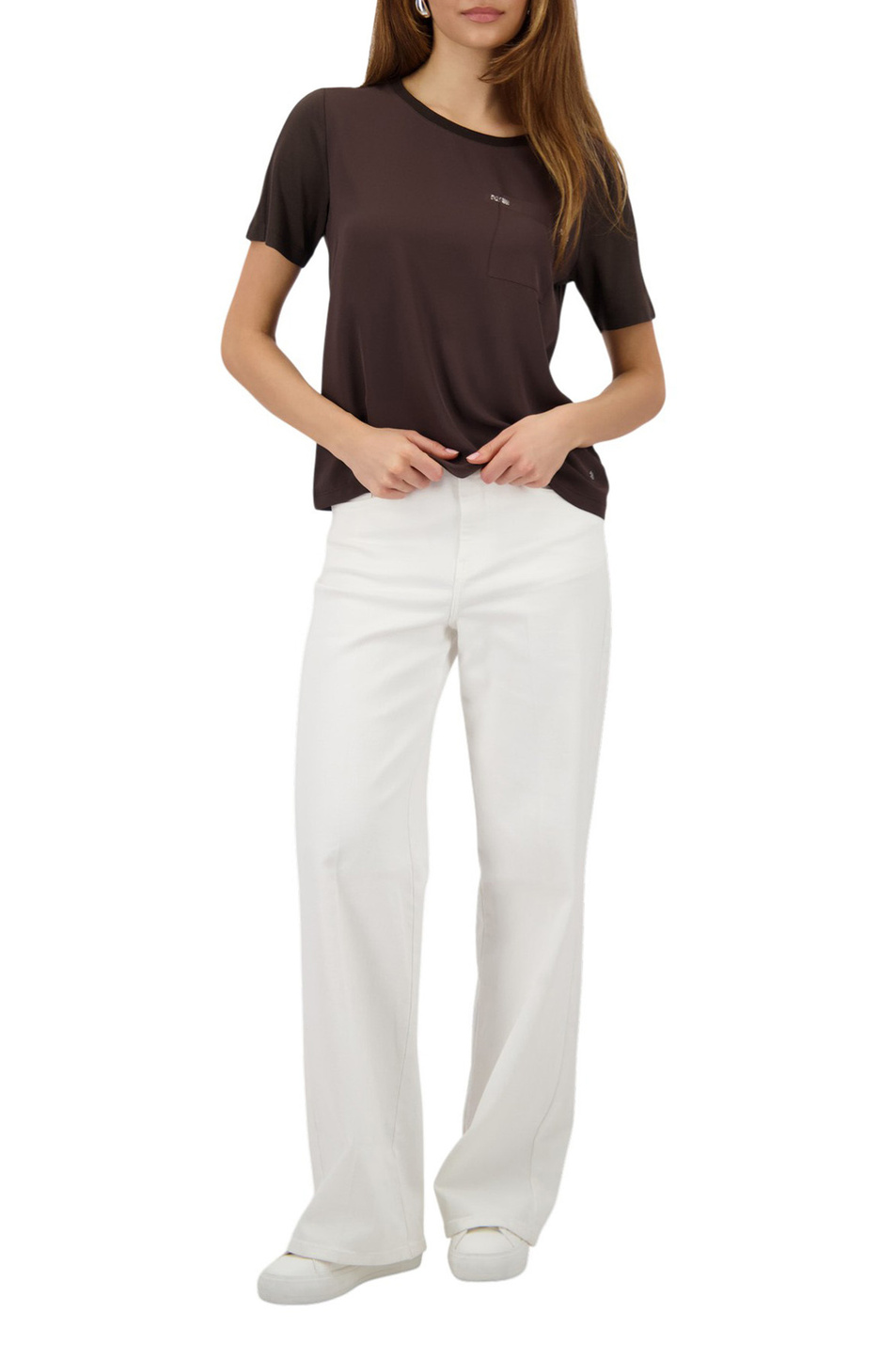 Женский Monari Футболка с отделкой стразами (цвет ), артикул 410467 | Фото 2