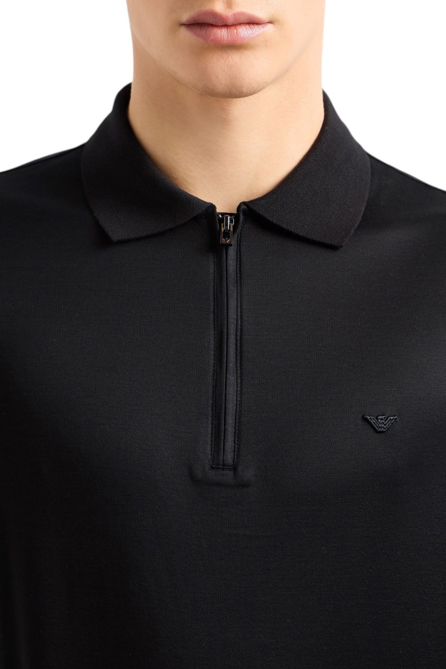 Мужской Emporio Armani Поло с логотипом (цвет ), артикул EM001082-AF10017 | Фото 5