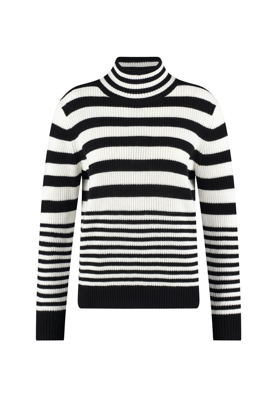 Водолазка в полоску|Основной цвет:Черный Женский Gerry Weber Водолазка в полоску (цвет ), артикул 190063-57037 | Фото 1