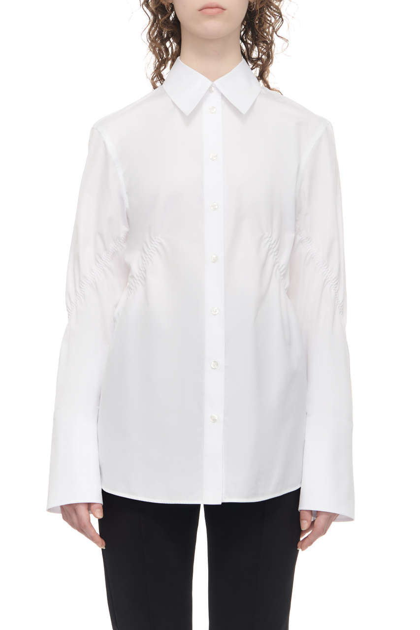 Рубашка AUSTRIA из натурального хлопка|Основной цвет:Белый|Артикул:2412111021 | Фото 1