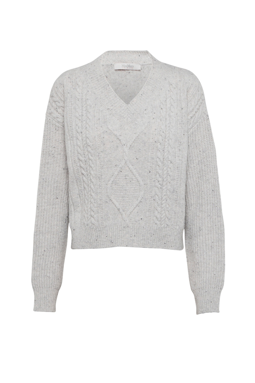 Пуловер CARMELA из эластичной смесовой шерсти|Основной цвет:Серый|Артикул:2333661336 | Фото 1