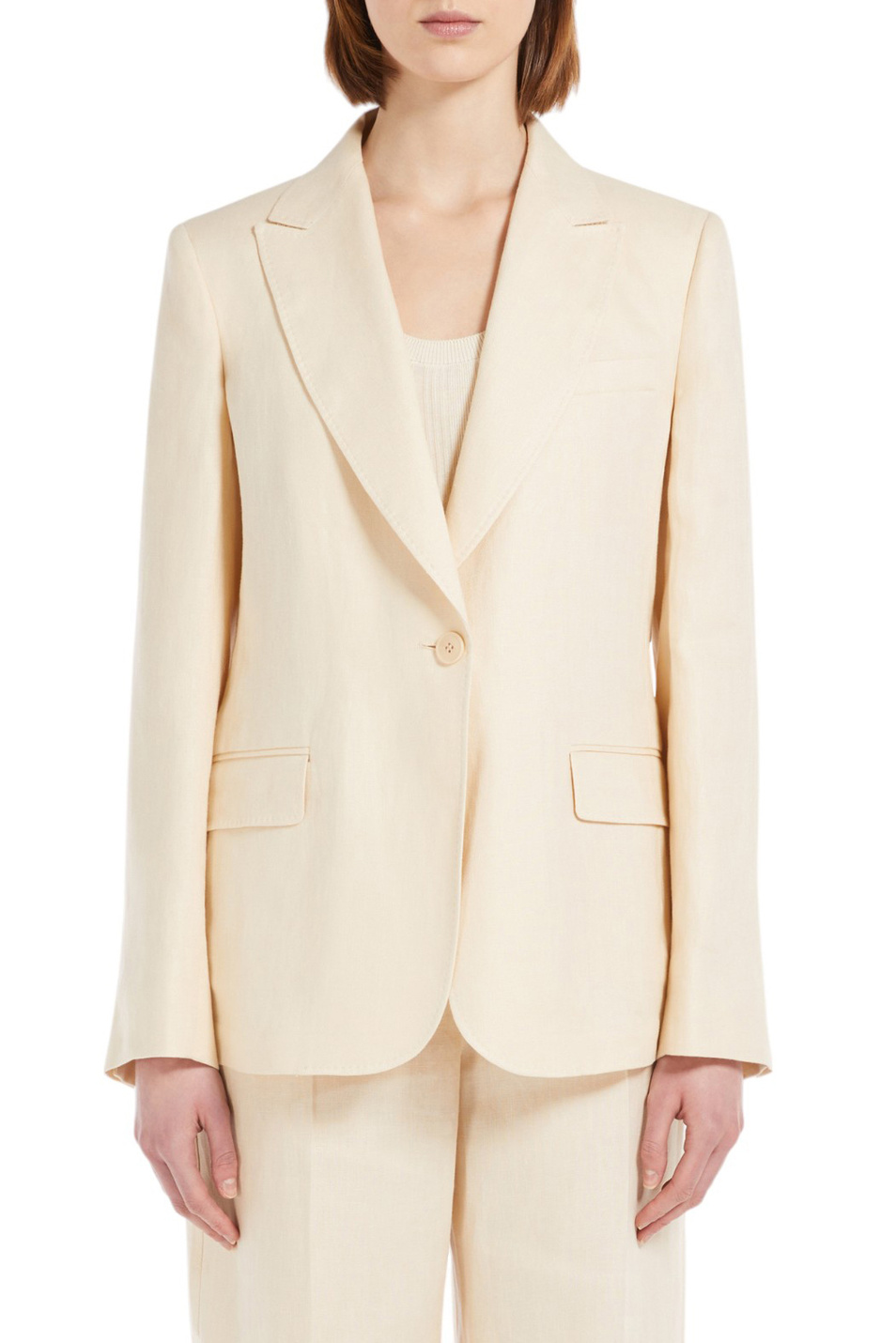 Женский Weekend Max Mara Пиджак NALUT из льна (цвет ), артикул 2515041012 | Фото 3