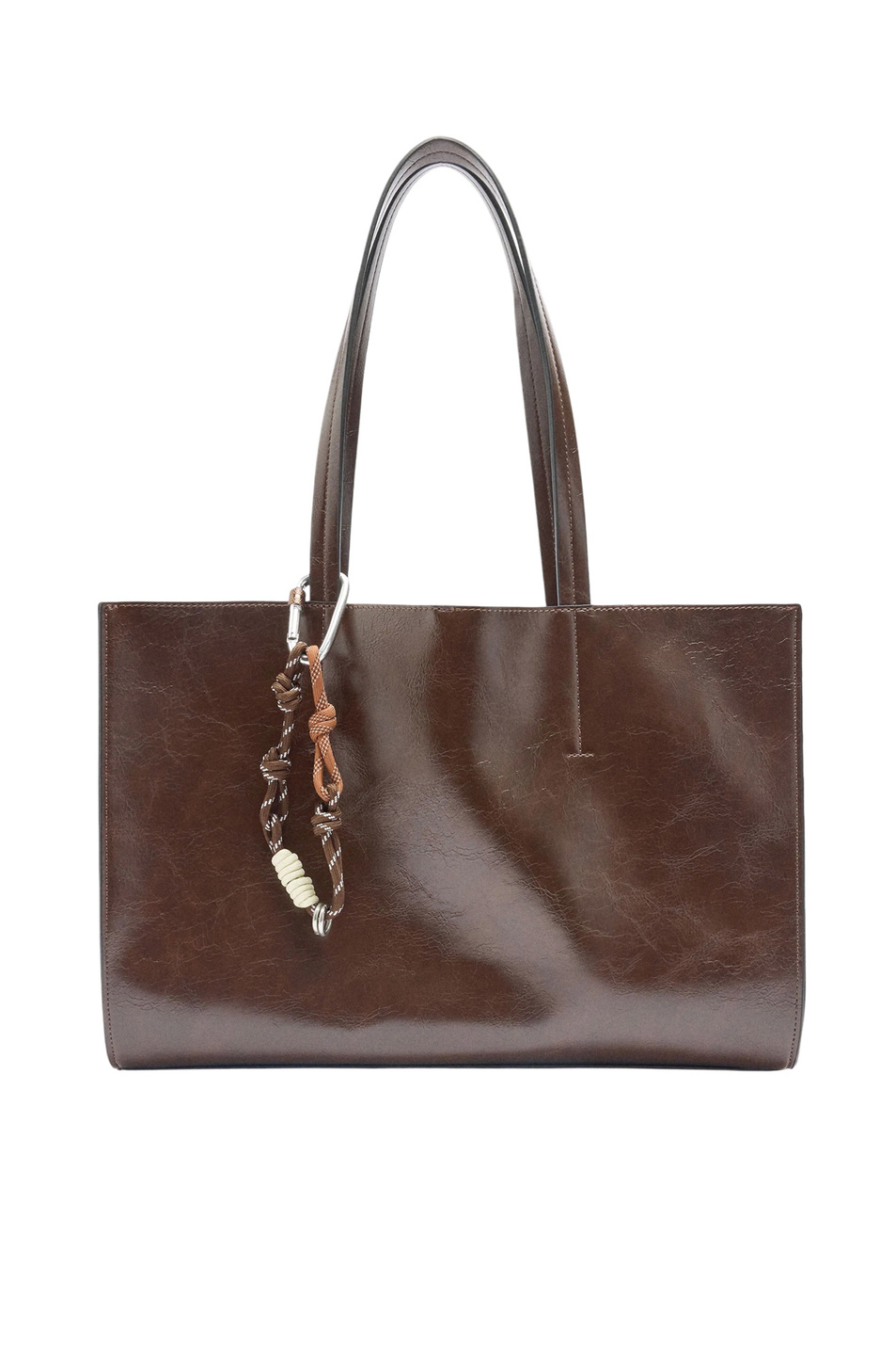 Женский Parfois Сумка-шопер с подвеской (цвет ), артикул 243811 | Фото 1