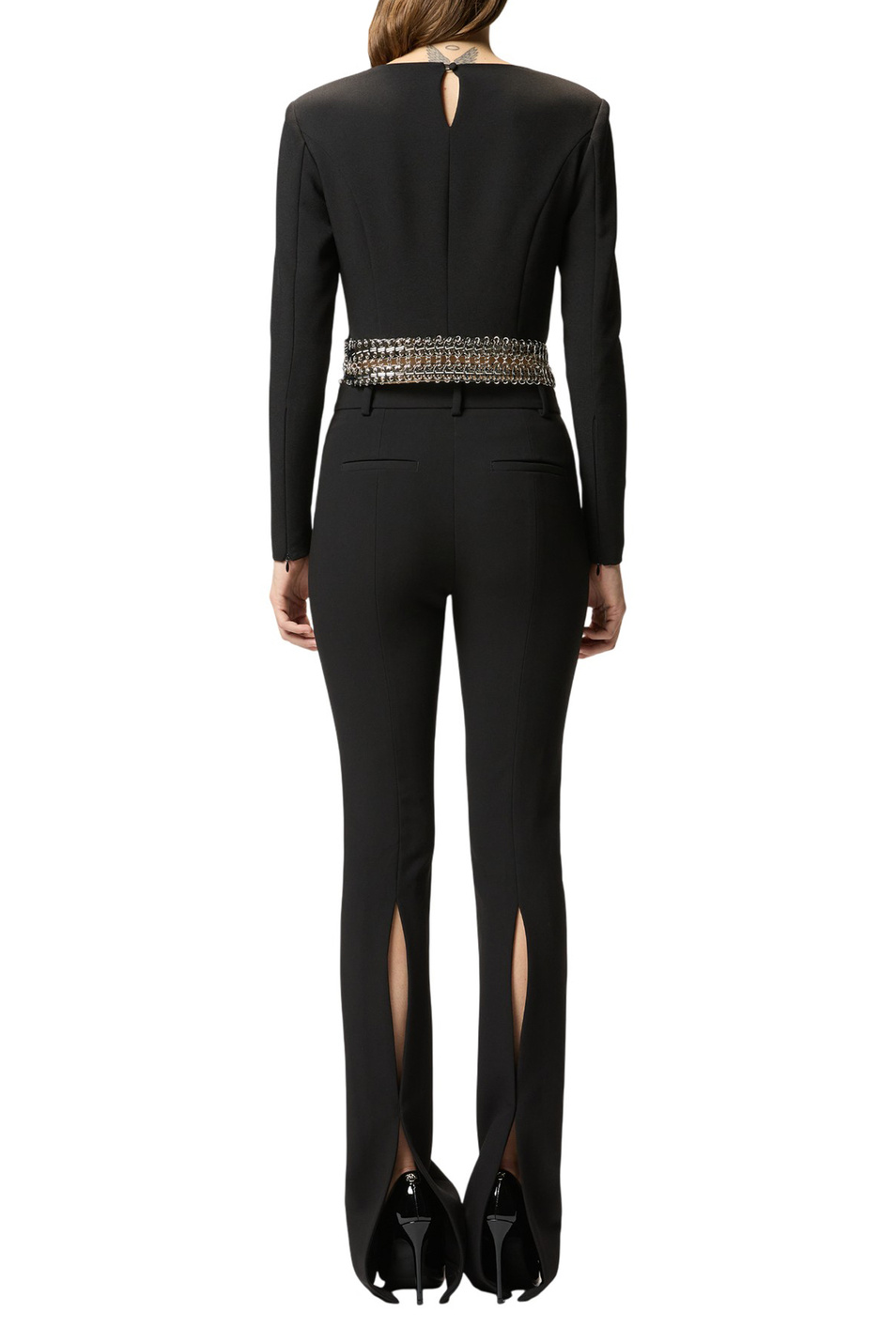 Джемпер YANIRA с декором|Основной цвет:Черный Женский Pinko Джемпер YANIRA с декором (цвет ), артикул 105955A2YH | Фото 5