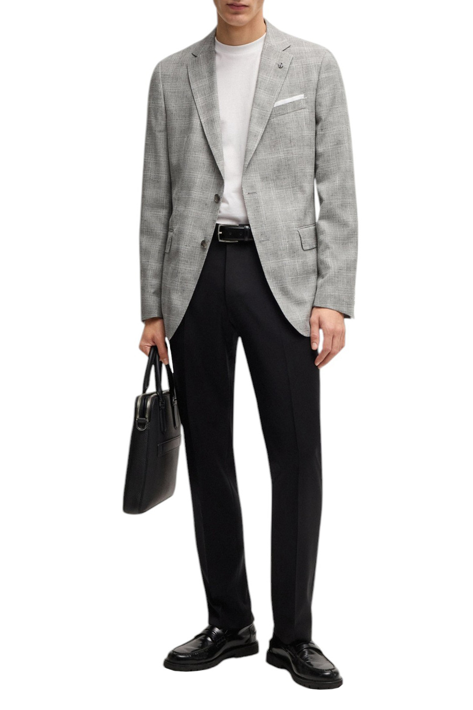 Мужской BOSS Пиджак H-Hutson в клетку (цвет ), артикул 50535057 | Фото 2