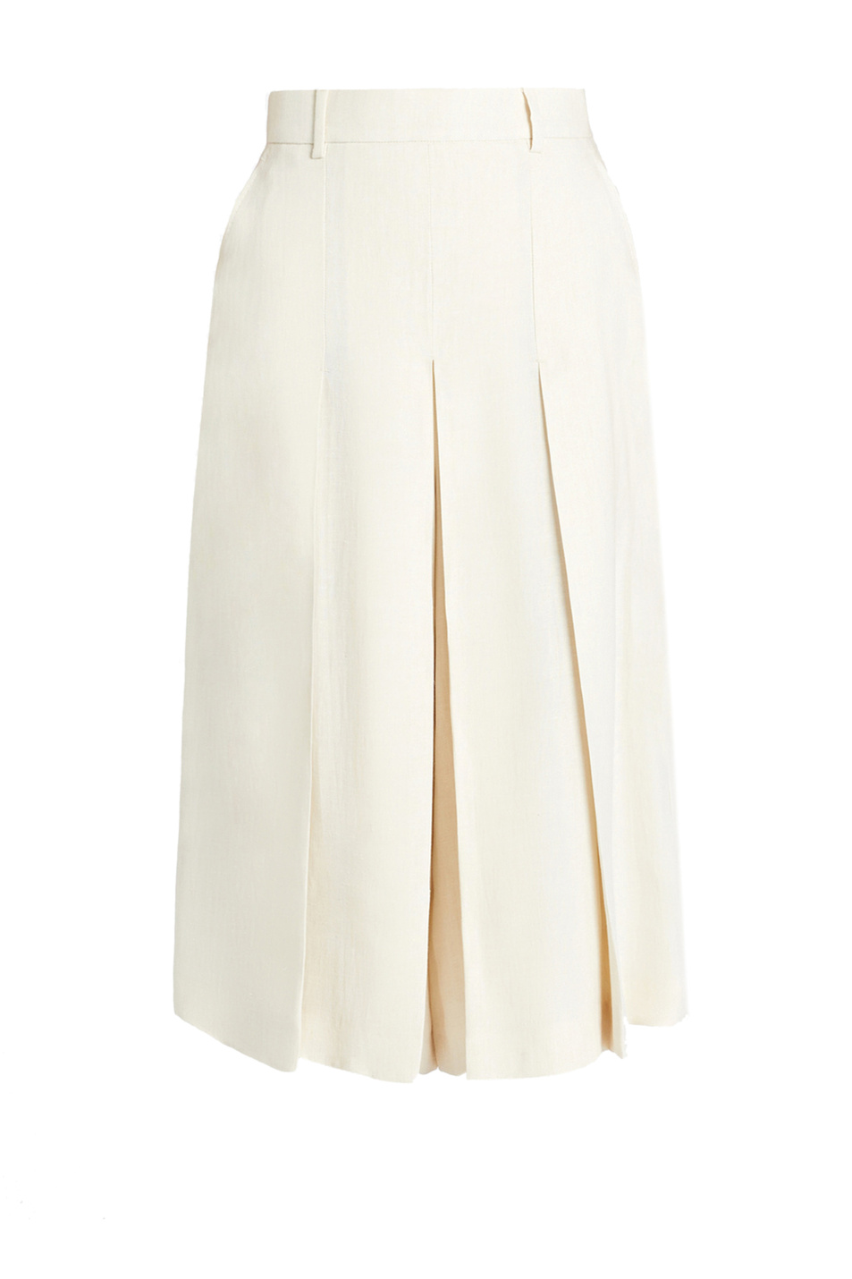 Женский Weekend Max Mara Брюки-кюлоты GENEVE из чистого льна (цвет ), артикул 51310511 | Фото 1