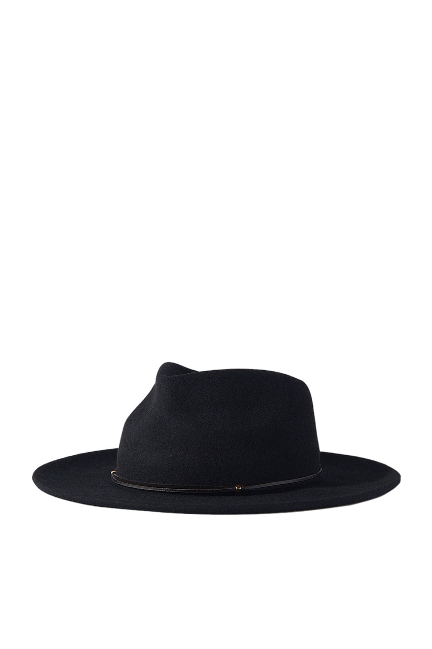 Шляпа из натуральной шерсти|Основной цвет:Черный|Артикул:212690 | Фото 1