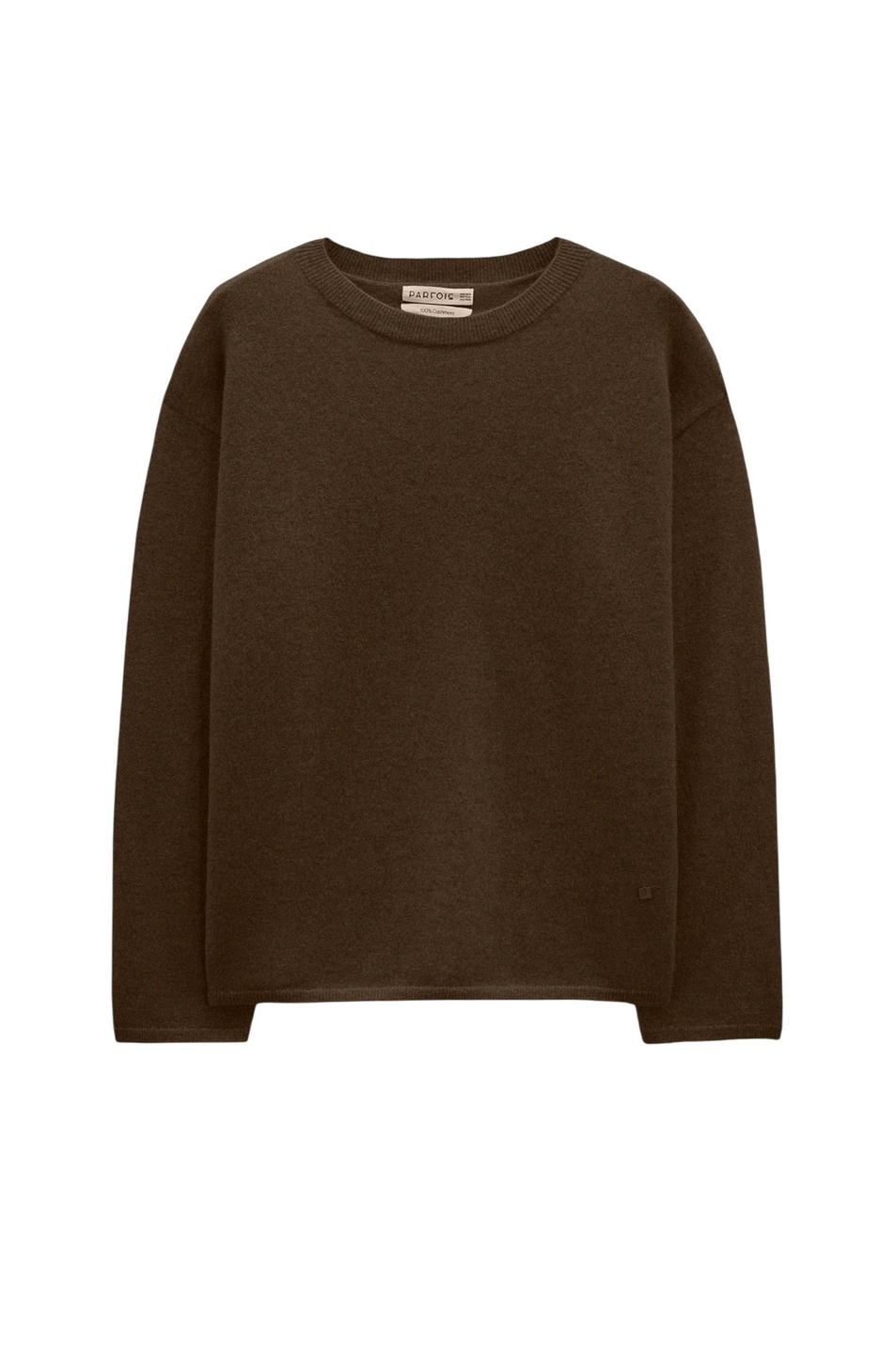 Джемпер из кашемира|Основной цвет:Коричневый Женский Parfois Джемпер из кашемира (цвет ), артикул 239686 | Фото 1