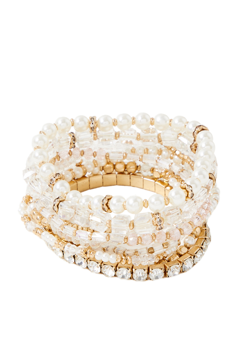 Женский Accessorize Набор эластичных браслетов (цвет ), артикул 284043 | Фото 1