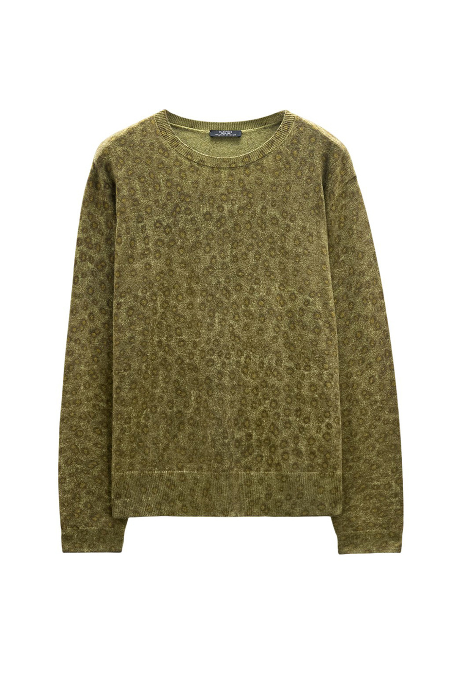 Джемпер с принтом|Основной цвет:Зеленый Женский Parfois Джемпер с принтом (цвет ), артикул 238083 | Фото 1