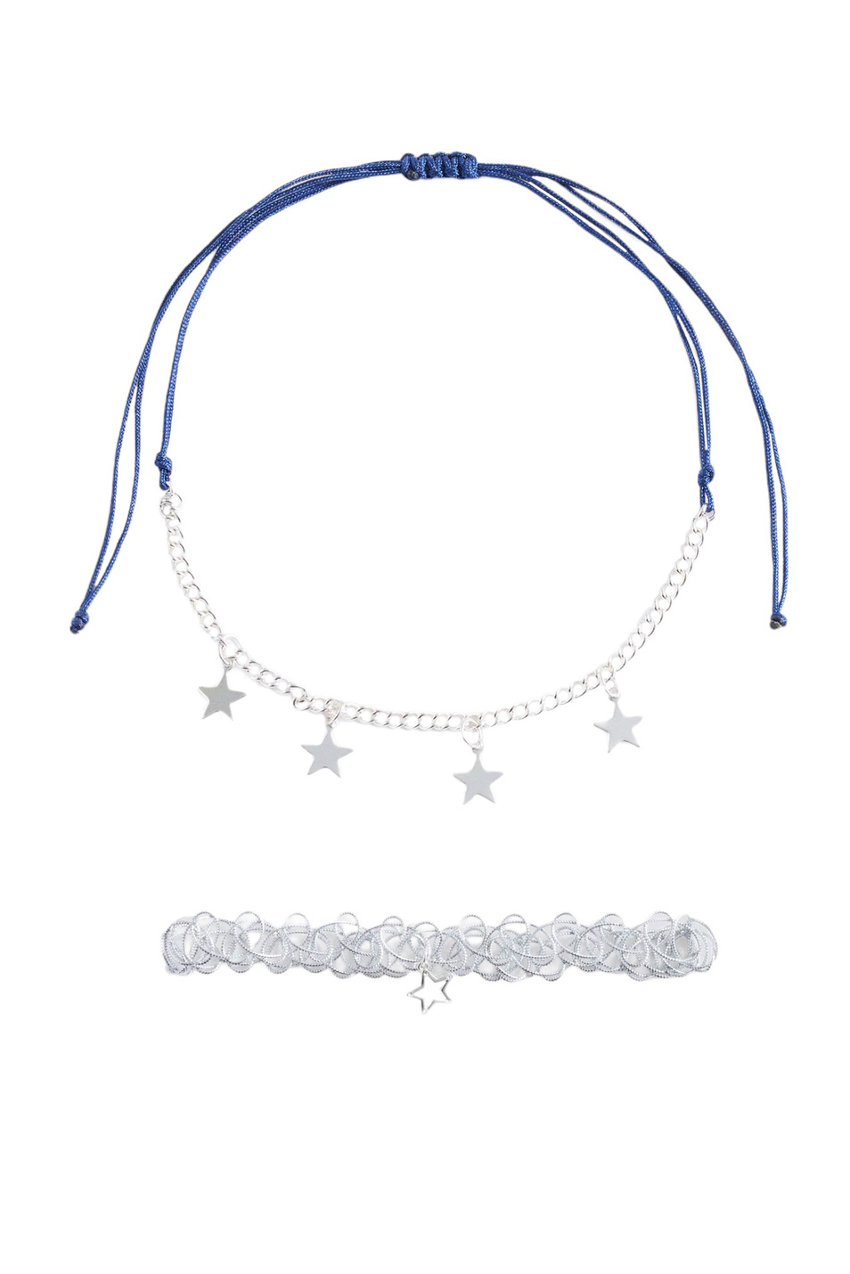 Девочкам Mango Kids Колье CSILVER в комплекте из 2 шт (цвет ), артикул 77004048 | Фото 1