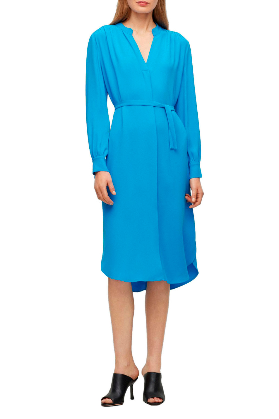 Женский BOSS Платье-рубашка с поясом (цвет ), артикул 50496388 | Фото 3