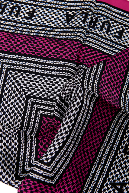 Платок PRIMULA из чистого шелка с принтом|Основной цвет:Розовый|Артикул:WT00030-BX1871 | Фото 2