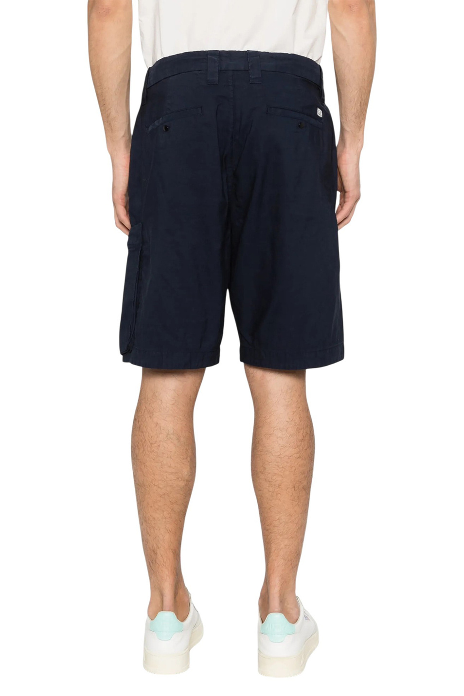 Мужской C.P. Company Шорты из хлопка и льна (цвет ), артикул 20CMBE252A110658G | Фото 4