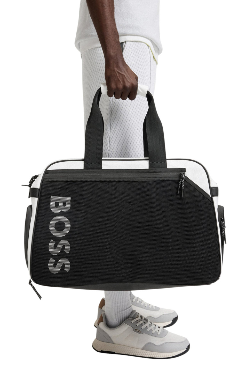Мужской BOSS Сумка дорожная Onset с логотипом (цвет ), артикул 50548091 | Фото 5