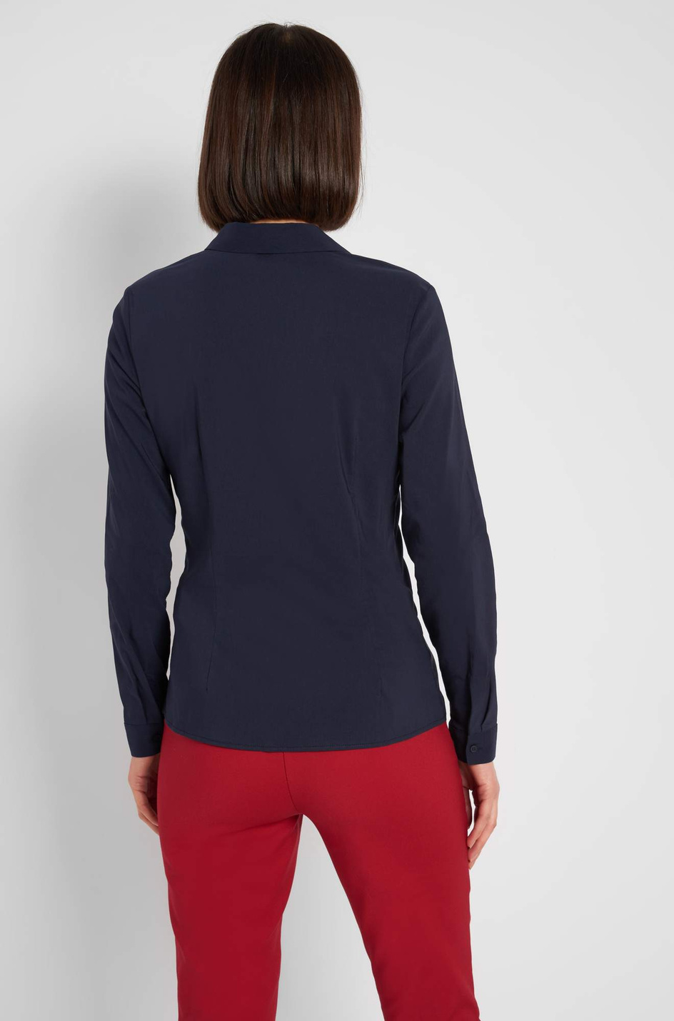 Orsay Приталенная рубашка из смесового хлопка (цвет ), артикул 690175 | Фото 4