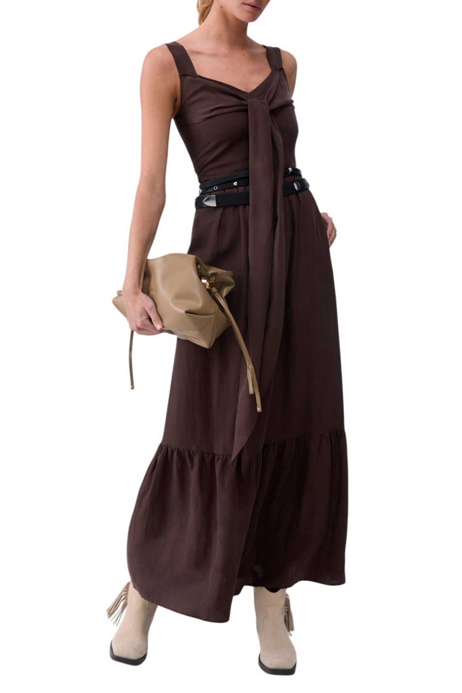 Женский Liu Jo Платье из смесового льна (цвет ), артикул WA6428T4818 | Фото 2