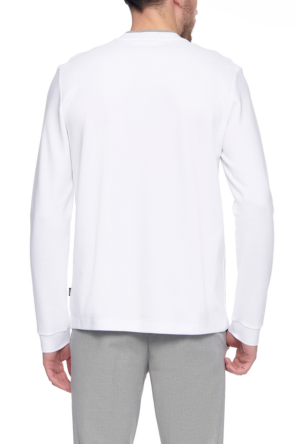 BOSS Трикотажная рубашка поло с воротником-стойкой (цвет ), артикул 50452468 | Фото 4