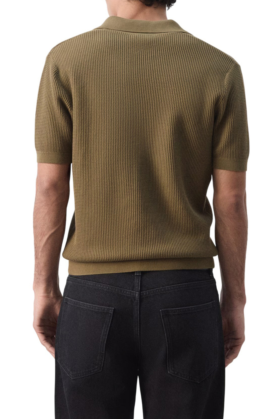 Мужской Mango Man Поло SALAS из хлопка (цвет ), артикул 27094425 | Фото 4