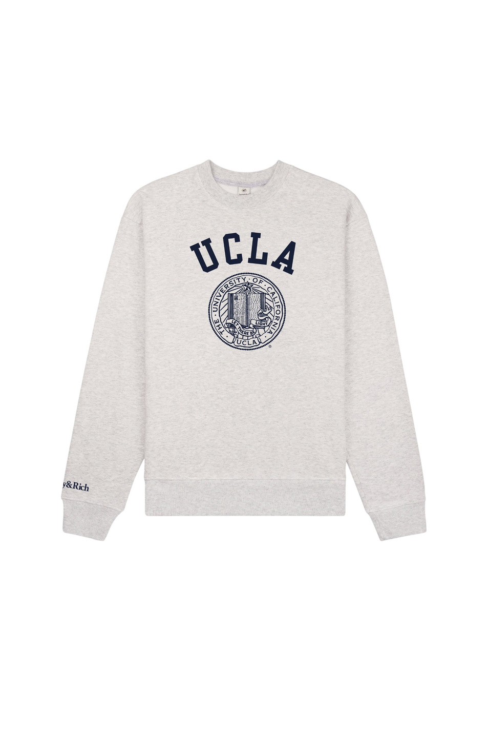 Женский Sporty & Rich Свитшот UCLA Crest из смесового хлопка с логотипом (цвет ), артикул ST071615639GY03 | Фото 1