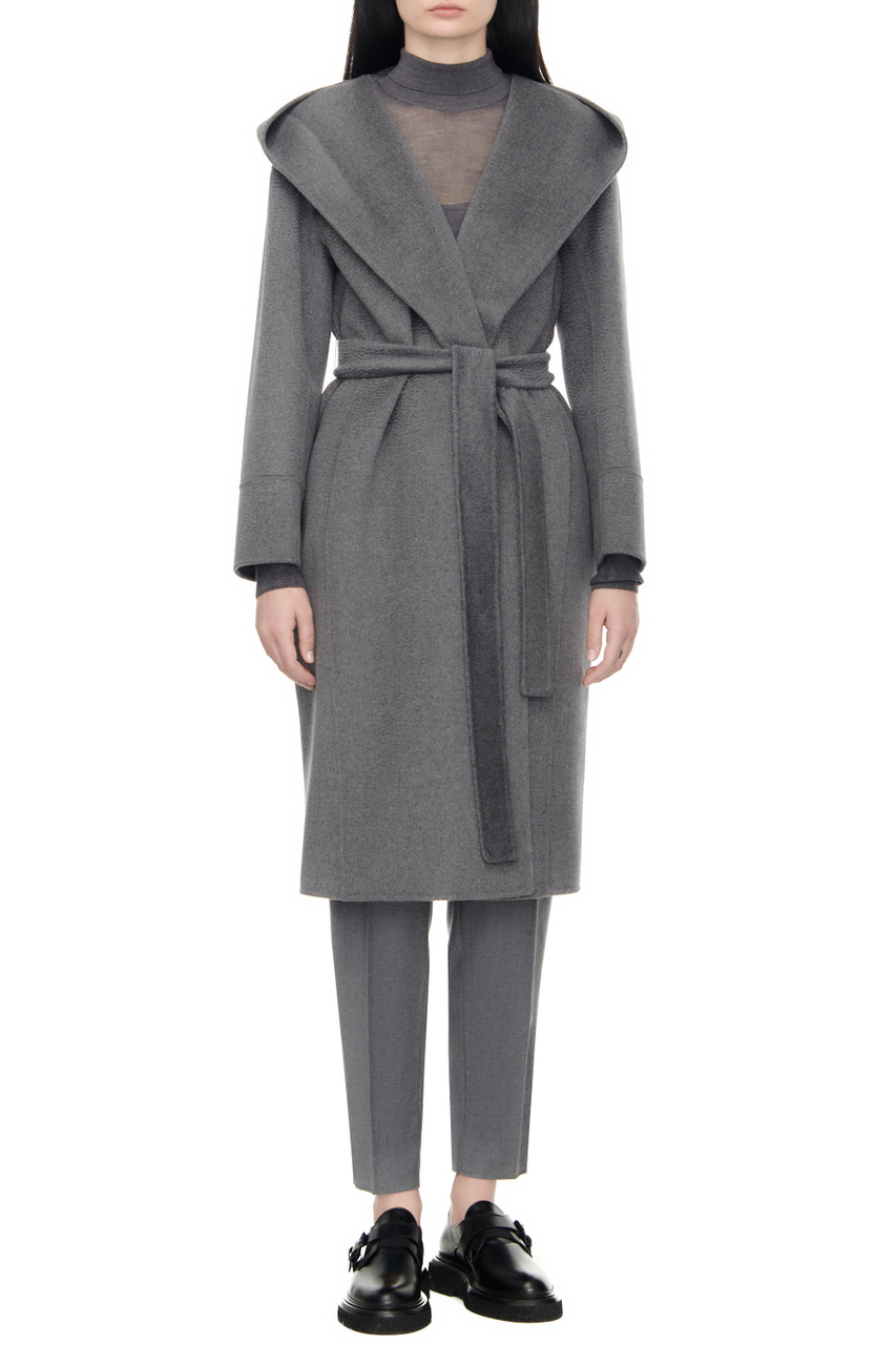Пальто DREAM из шерсти и кашемира|Основной цвет:Серый|Артикул:2390161739 | Фото 1