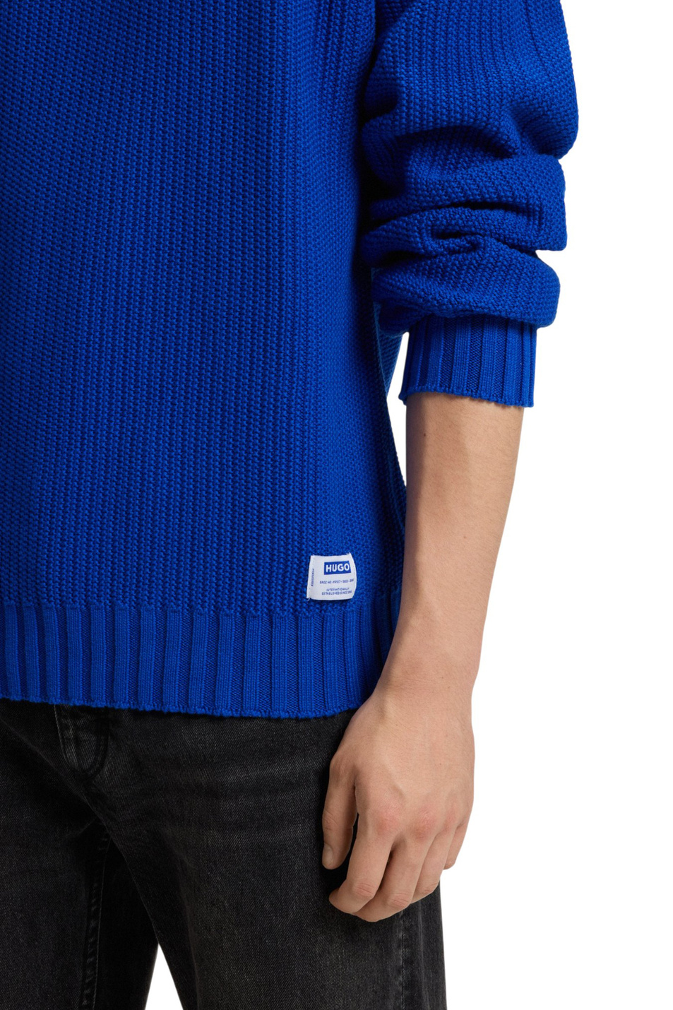 Мужской HUGO Свитер Sonnee из хлопка (цвет ), артикул 50551398 | Фото 5
