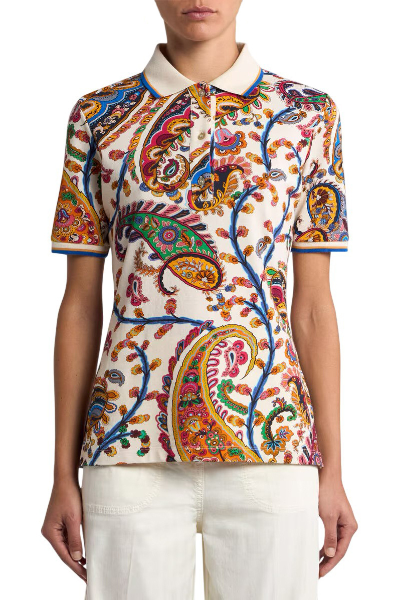 Женский Etro Поло с принтом пейсли (цвет ), артикул WRMD0001AKH21X0800 | Фото 2