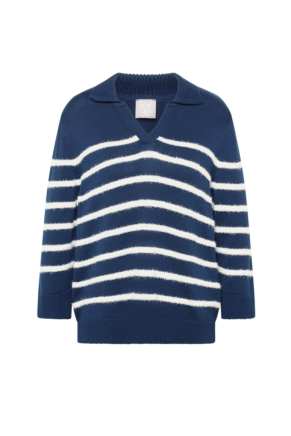 Женский Rabe Пуловер в полоску (цвет ), артикул 56-111652 | Фото 1