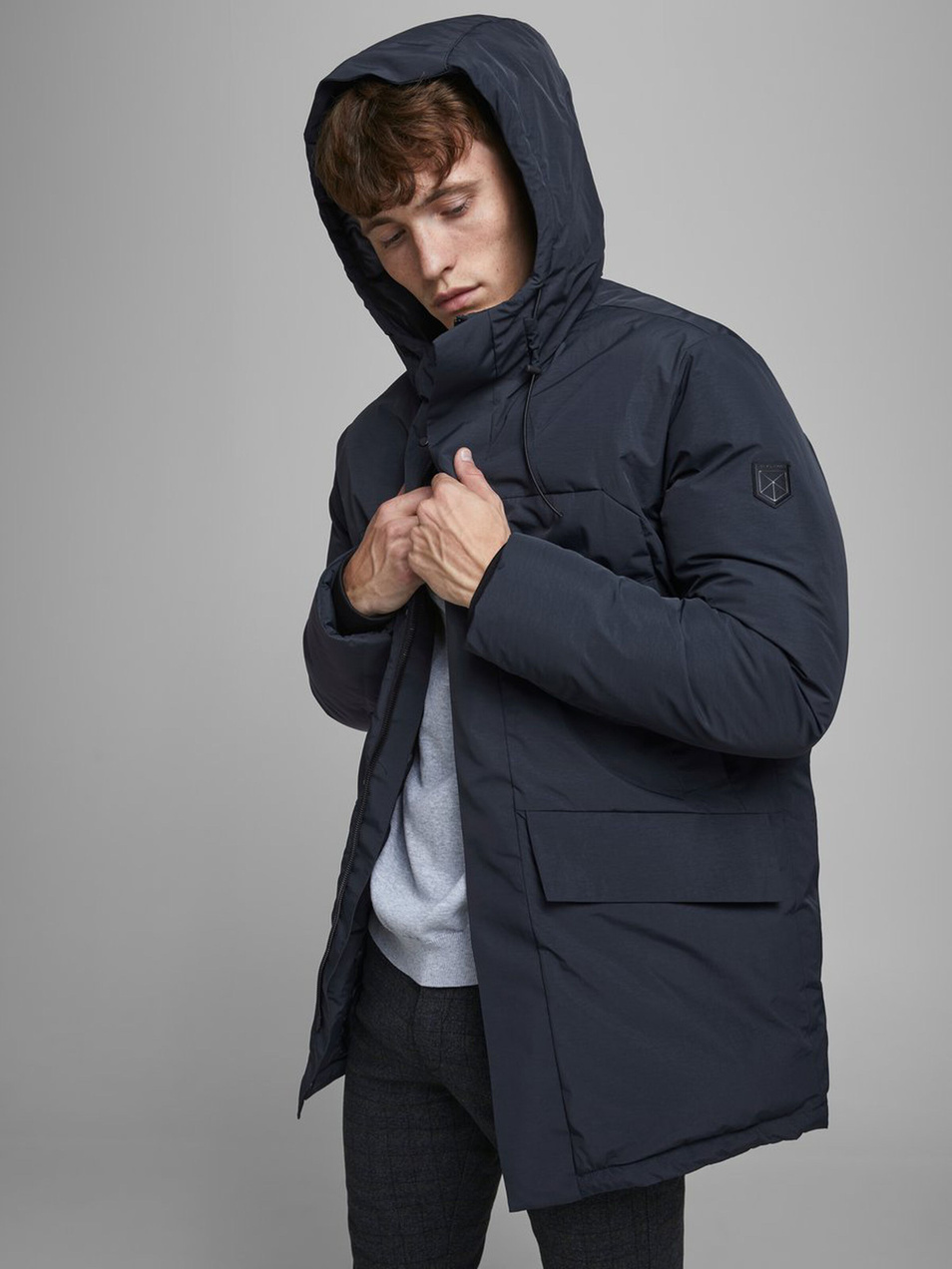 Мужской Jack & Jones Куртка с капюшоном (цвет ), артикул 12173384 | Фото 5