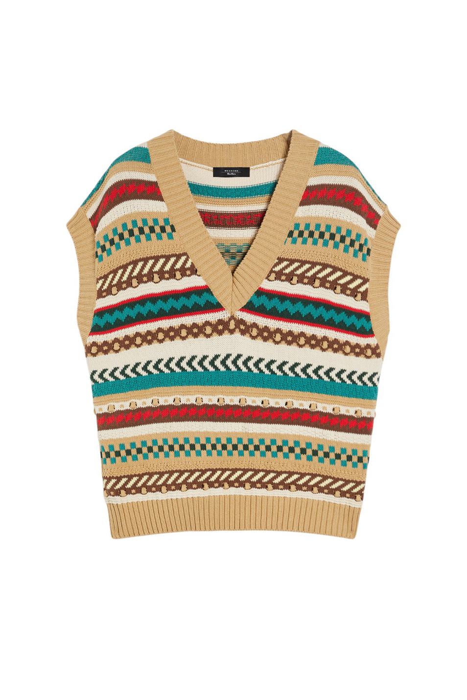 Женский Weekend Max Mara Жилет VICINO из смесового хлопка (цвет ), артикул 2515351021 | Фото 1