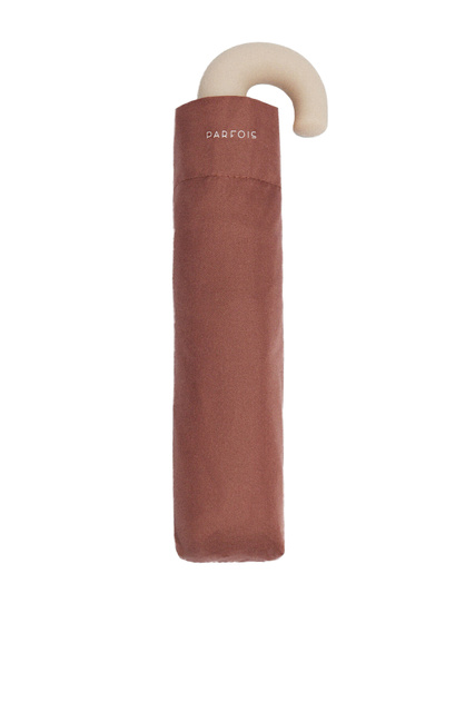 Зонт с изогнутой ручкой|Основной цвет:Коричневый|Артикул:197090 | Фото 2