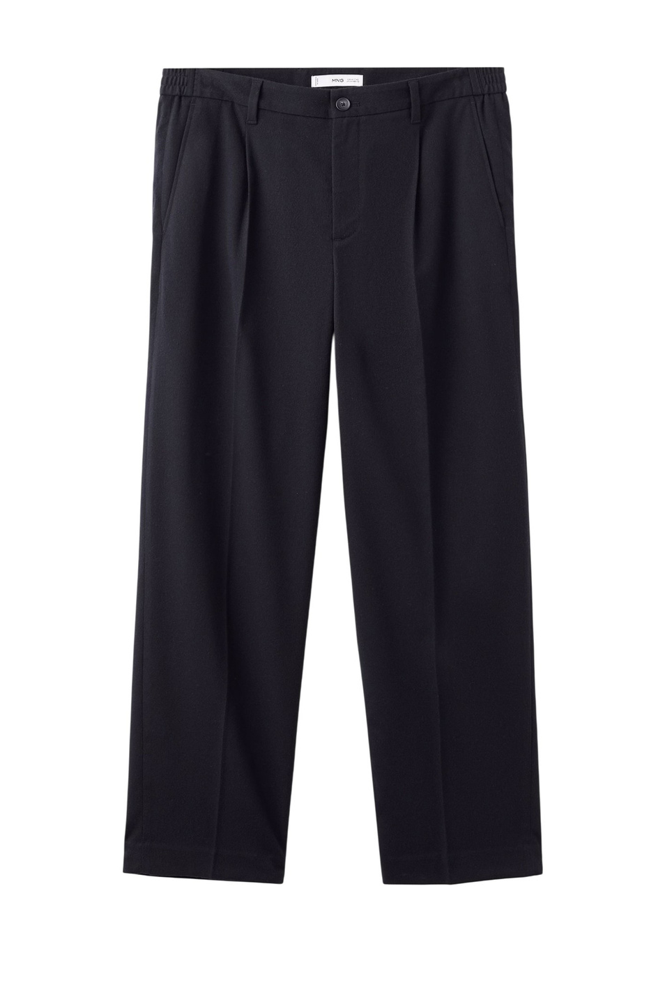 Брюки PIEDRA прямого кроя со складками|Основной цвет:Синий Мужской Mango Man Брюки PIEDRA прямого кроя со складками (цвет ), артикул 17017888 | Фото 1