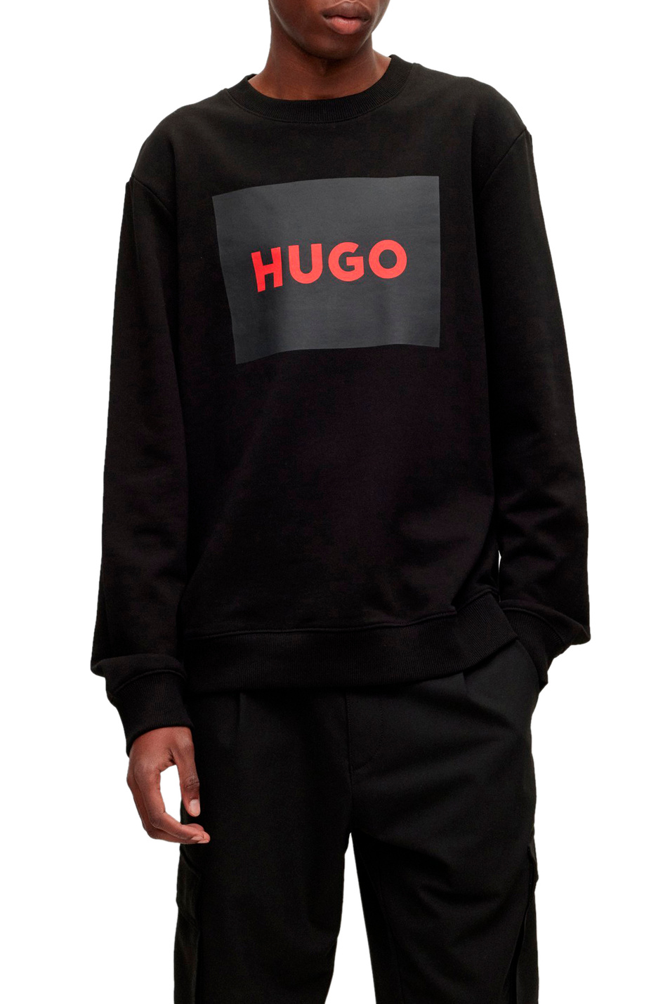 Мужской HUGO Свитшот с контрастным логотипом (цвет ), артикул 50467944 | Фото 3