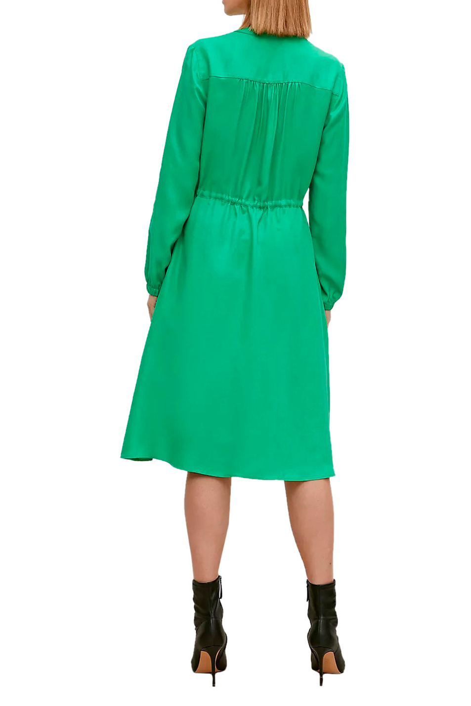 Женский Comma Платье-рубашка с кулиской на поясе (цвет ), артикул 2129264 | Фото 3