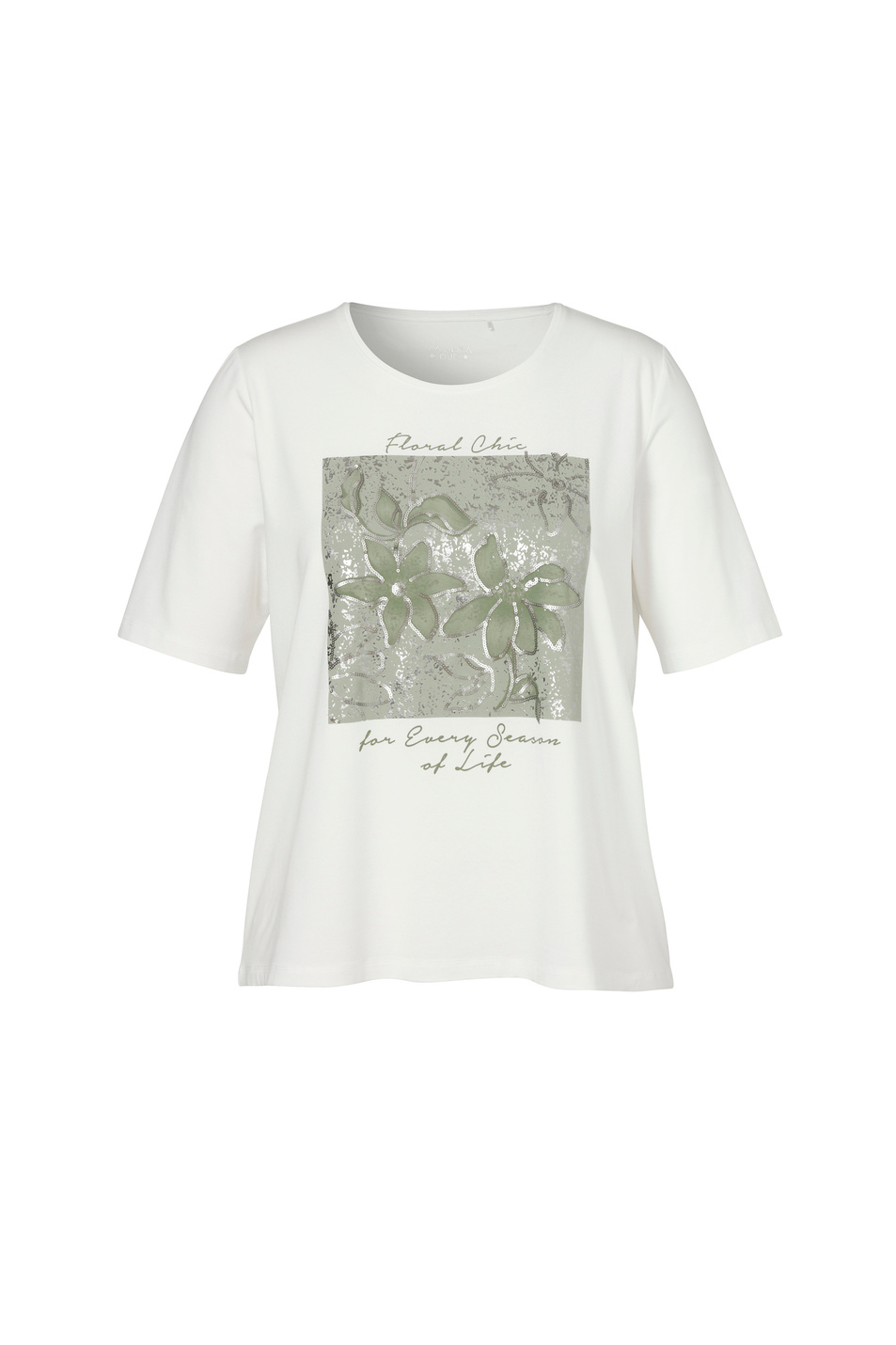 Женский Via Appia Due Футболка с принтом и пайетками (цвет ), артикул 2611485 | Фото 1