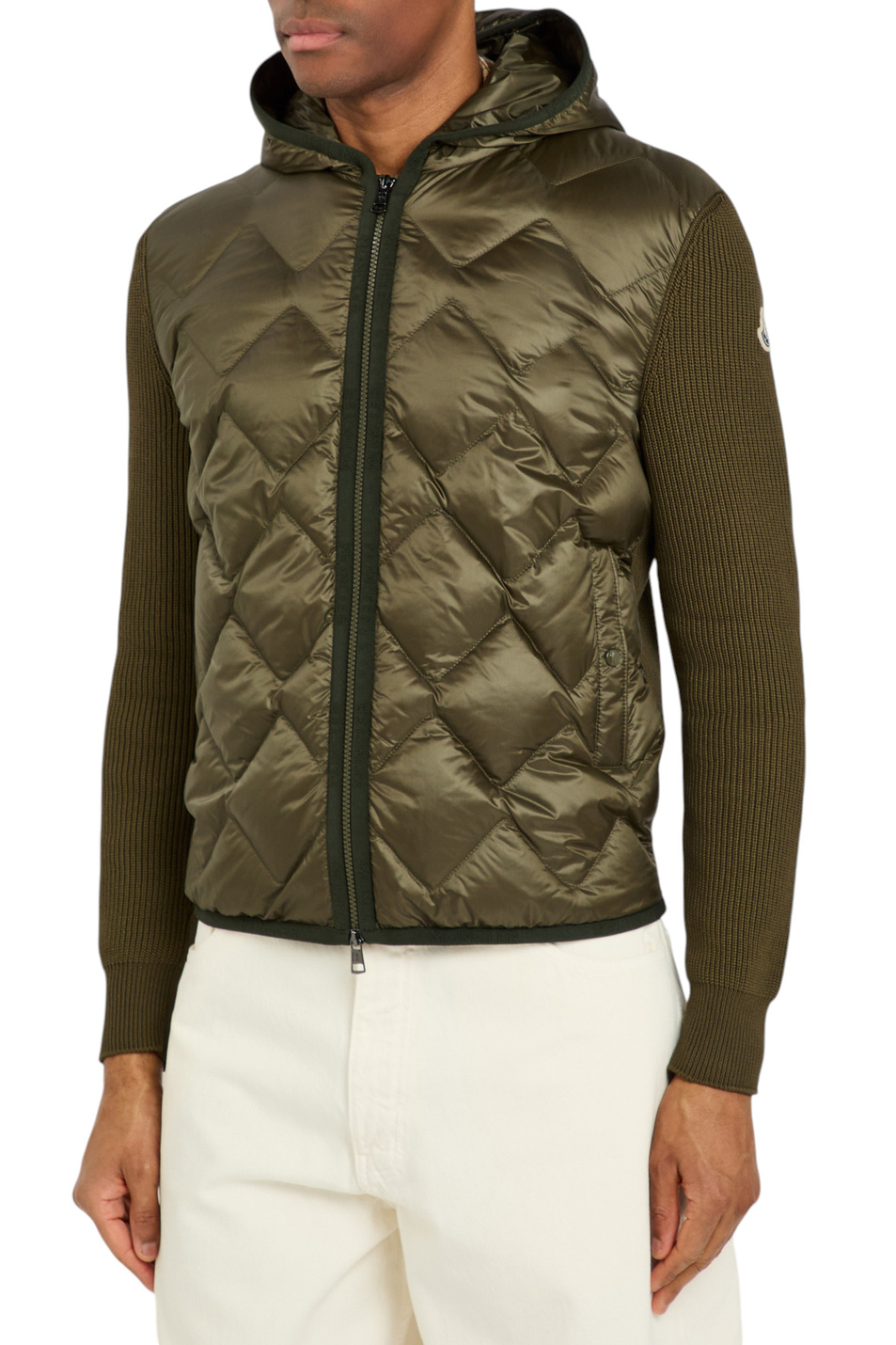 Мужской Moncler Куртка стеганая с пуховым наполнителем (цвет ), артикул L10919B00014-M1393 | Фото 4